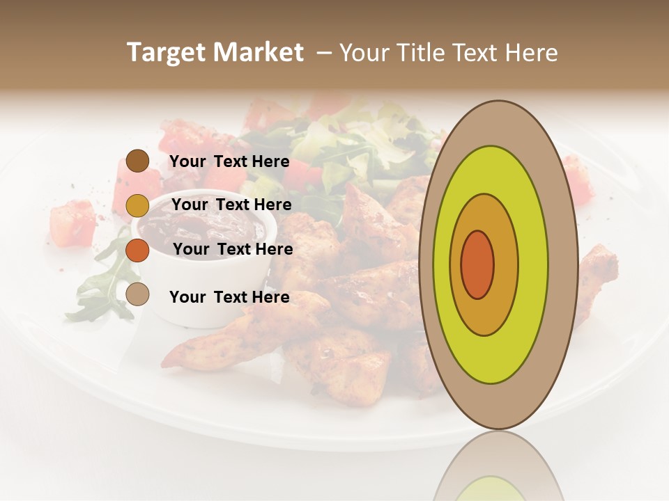 Lunch Barbecue Meat PowerPoint Template