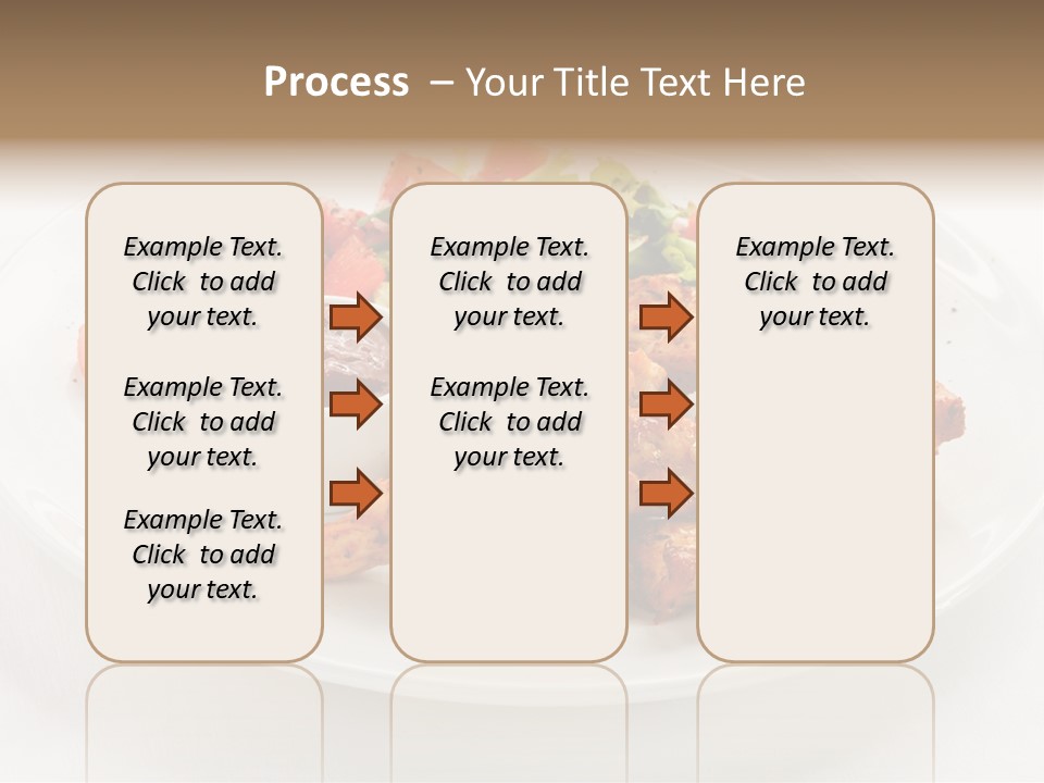Lunch Barbecue Meat PowerPoint Template