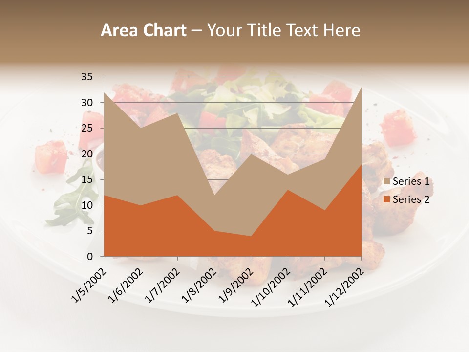 Lunch Barbecue Meat PowerPoint Template