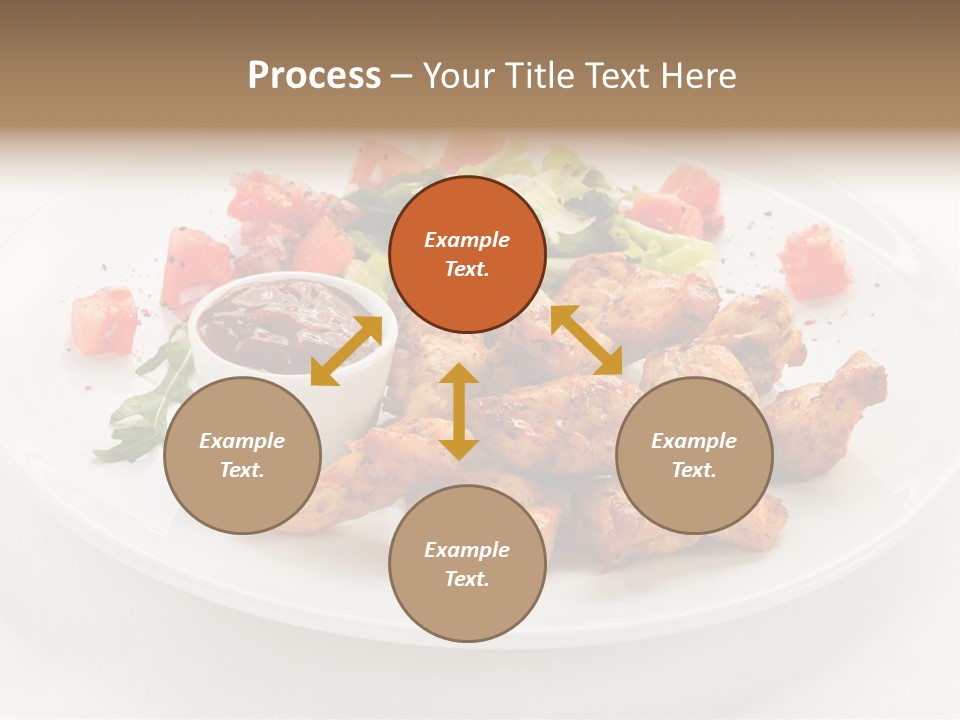 Lunch Barbecue Meat PowerPoint Template