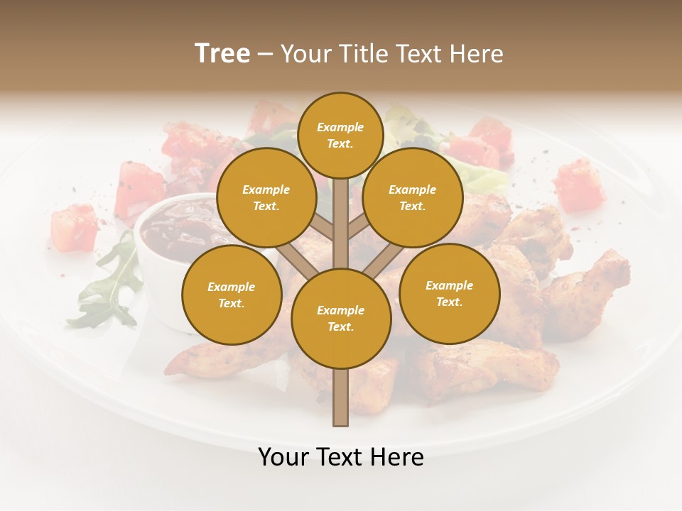 Lunch Barbecue Meat PowerPoint Template