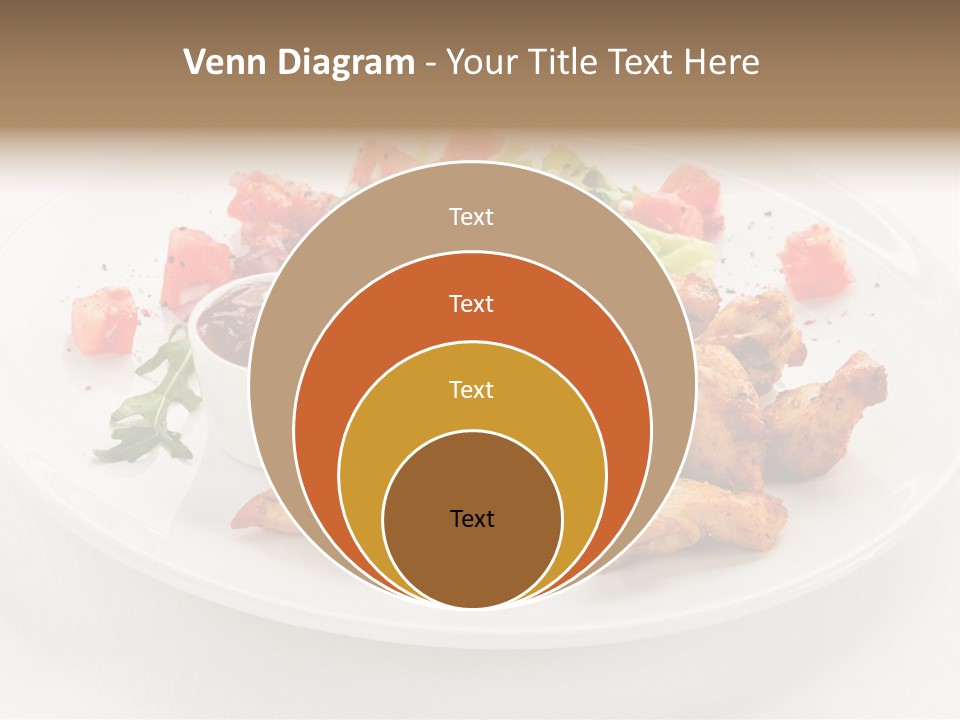 Lunch Barbecue Meat PowerPoint Template