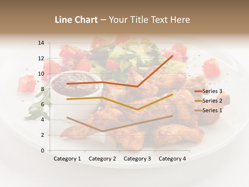Lunch Barbecue Meat PowerPoint Template