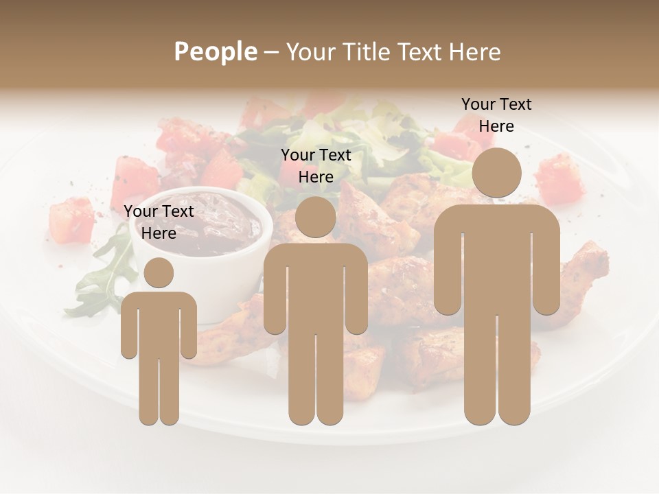 Lunch Barbecue Meat PowerPoint Template