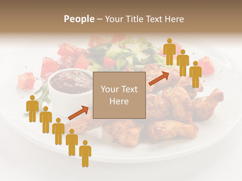 Lunch Barbecue Meat PowerPoint Template