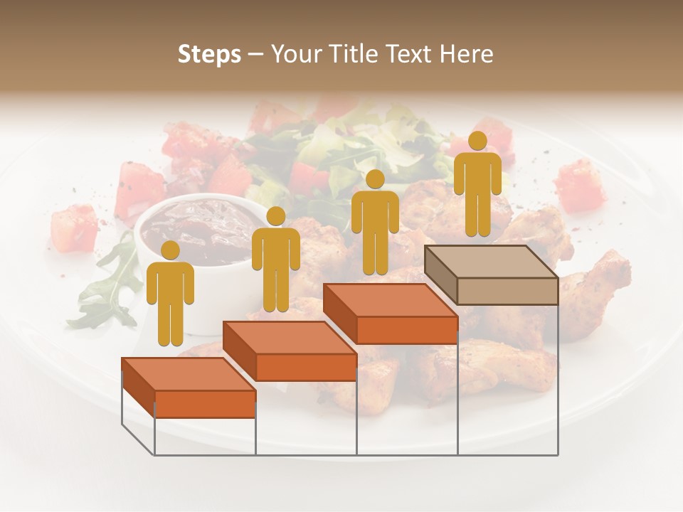 Lunch Barbecue Meat PowerPoint Template