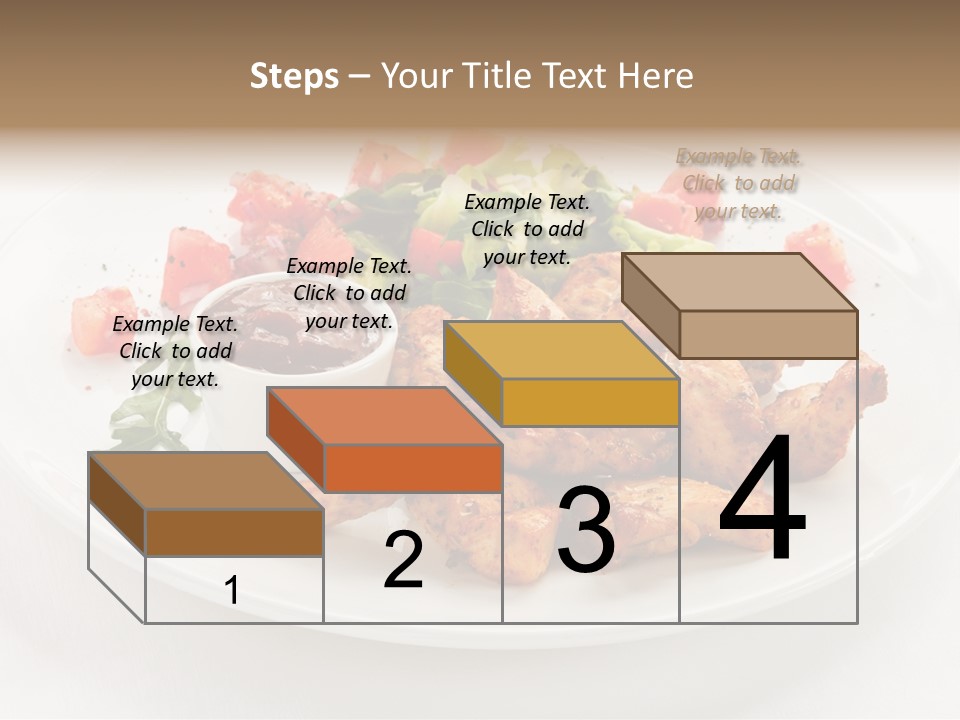 Lunch Barbecue Meat PowerPoint Template