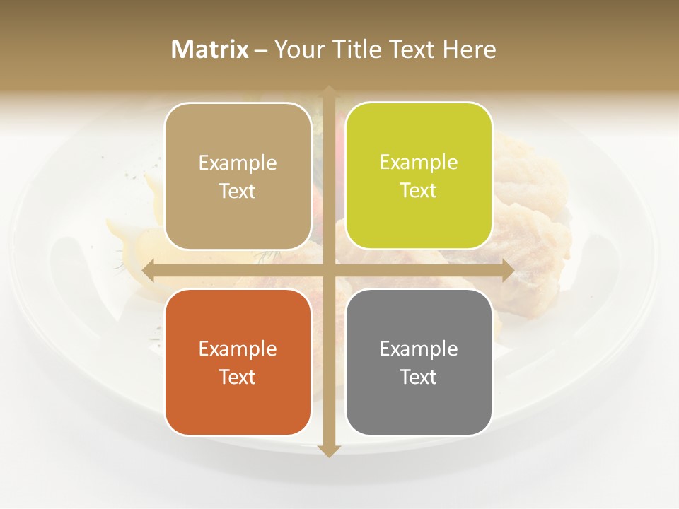 Dish Background Roast PowerPoint Template