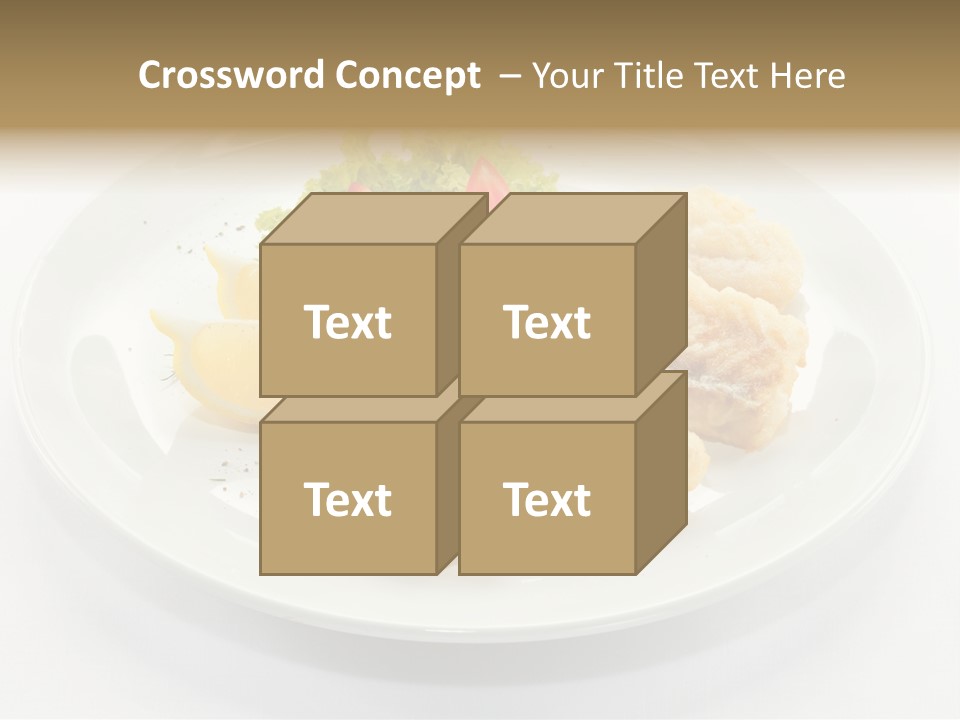 Dish Background Roast PowerPoint Template