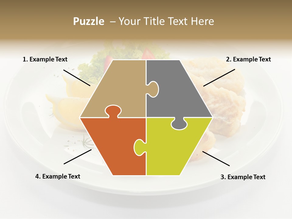 Dish Background Roast PowerPoint Template