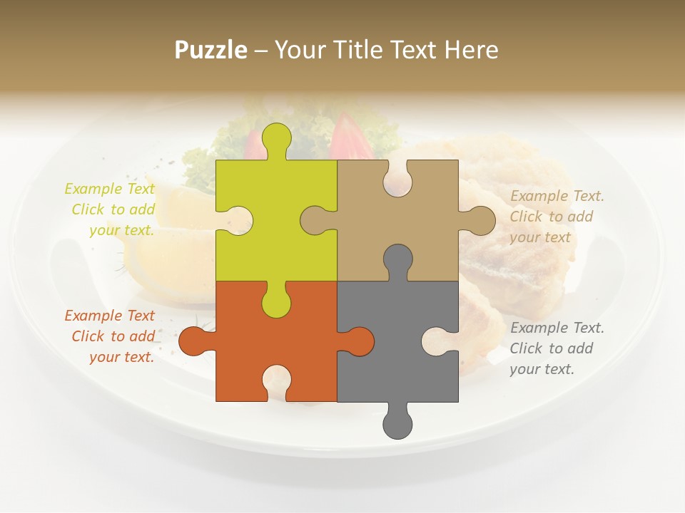 Dish Background Roast PowerPoint Template