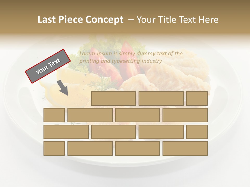 Dish Background Roast PowerPoint Template