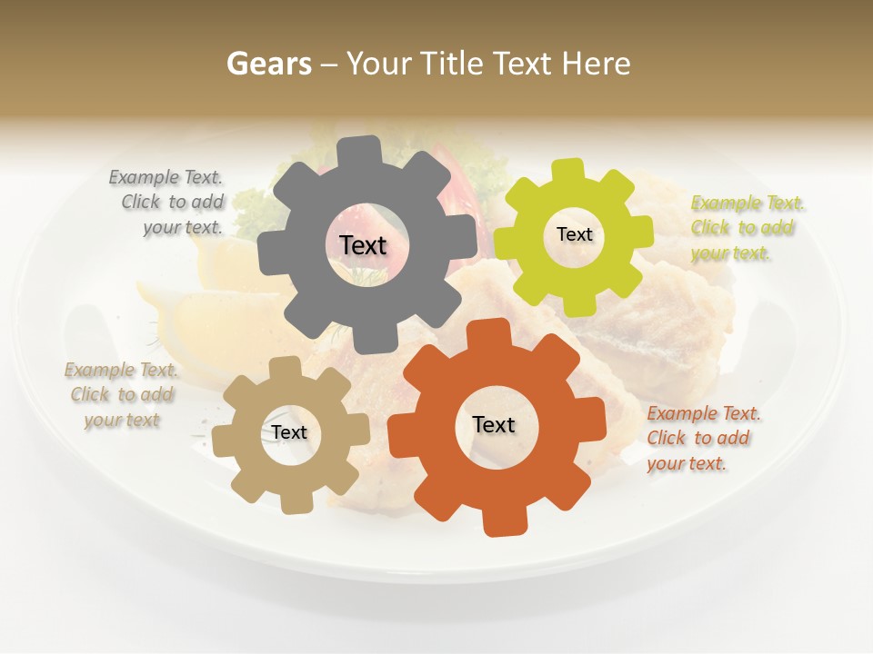 Dish Background Roast PowerPoint Template