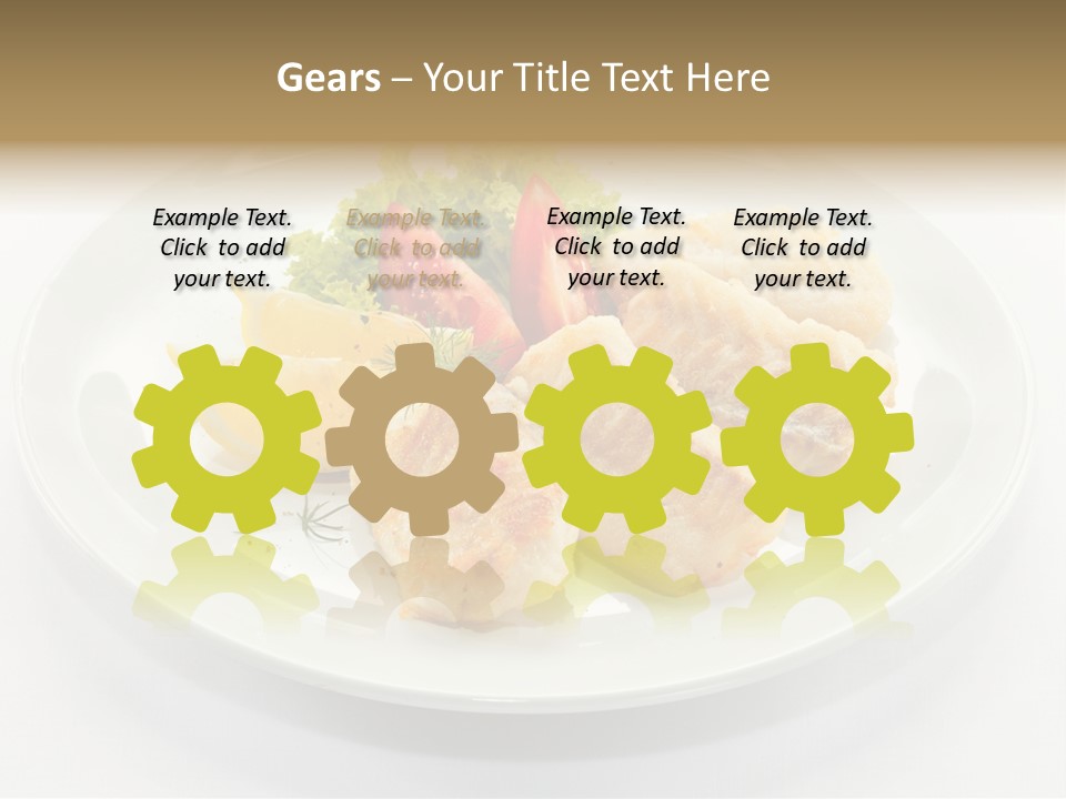 Dish Background Roast PowerPoint Template