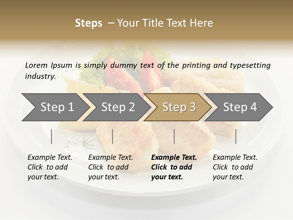 Dish Background Roast PowerPoint Template