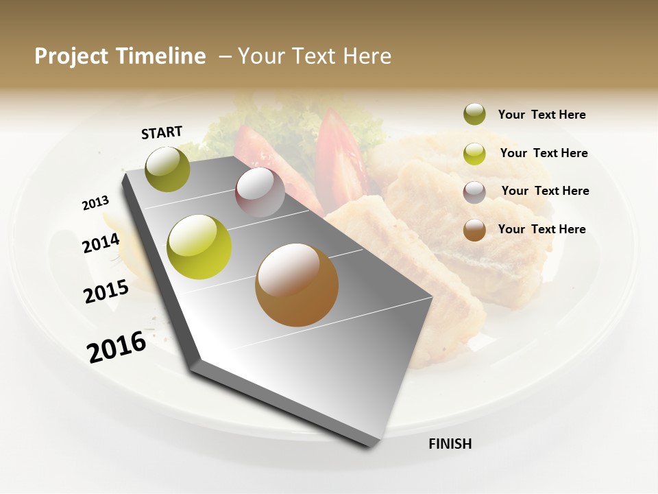 Dish Background Roast PowerPoint Template