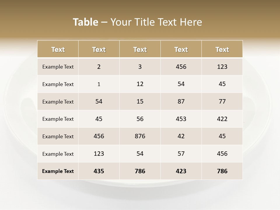 Dish Background Roast PowerPoint Template
