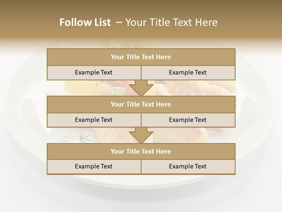 Dish Background Roast PowerPoint Template