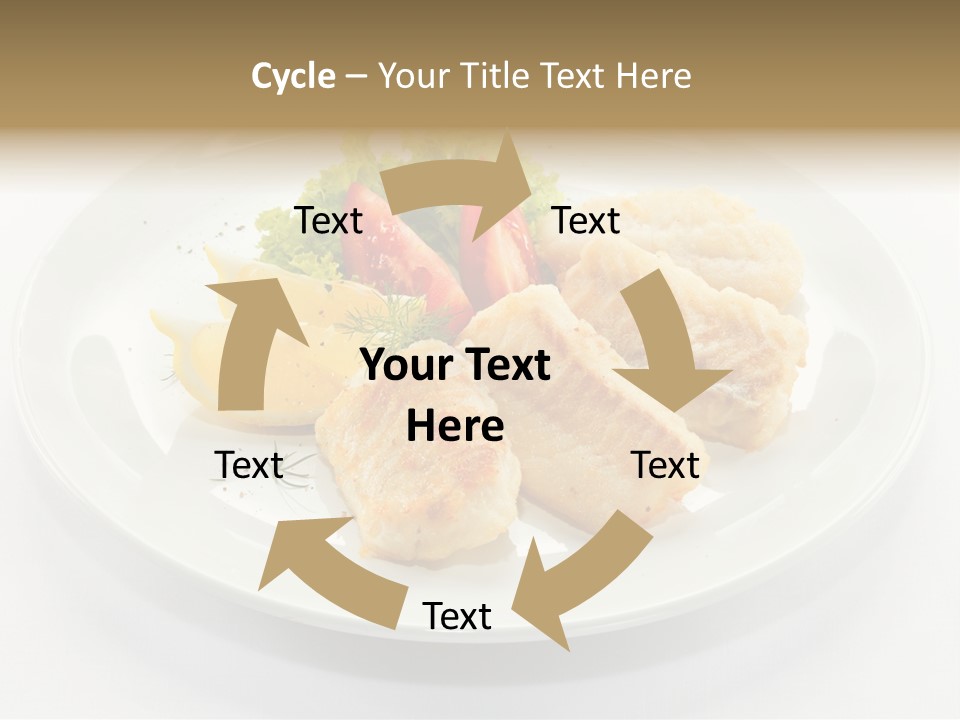 Dish Background Roast PowerPoint Template