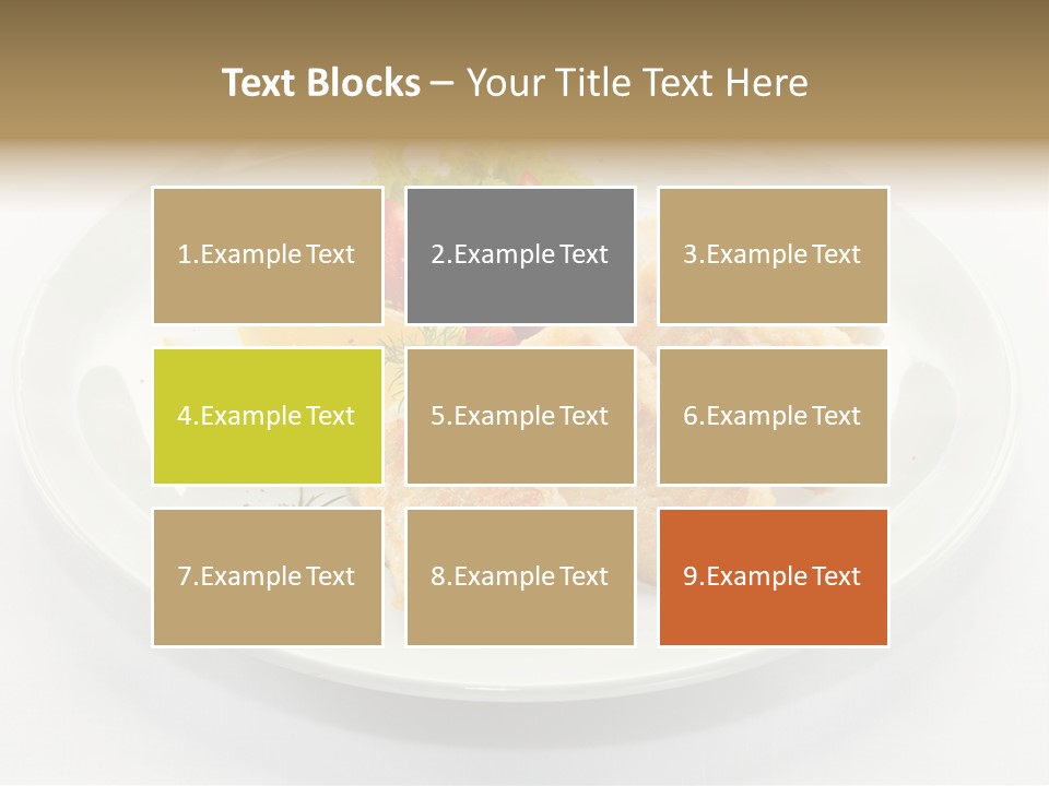 Dish Background Roast PowerPoint Template