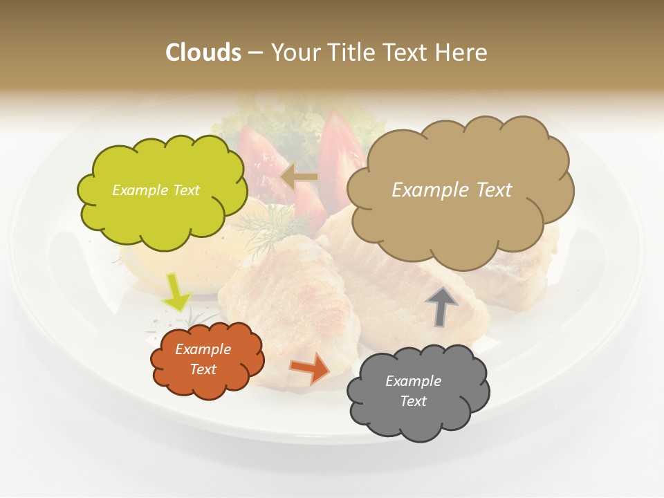 Dish Background Roast PowerPoint Template