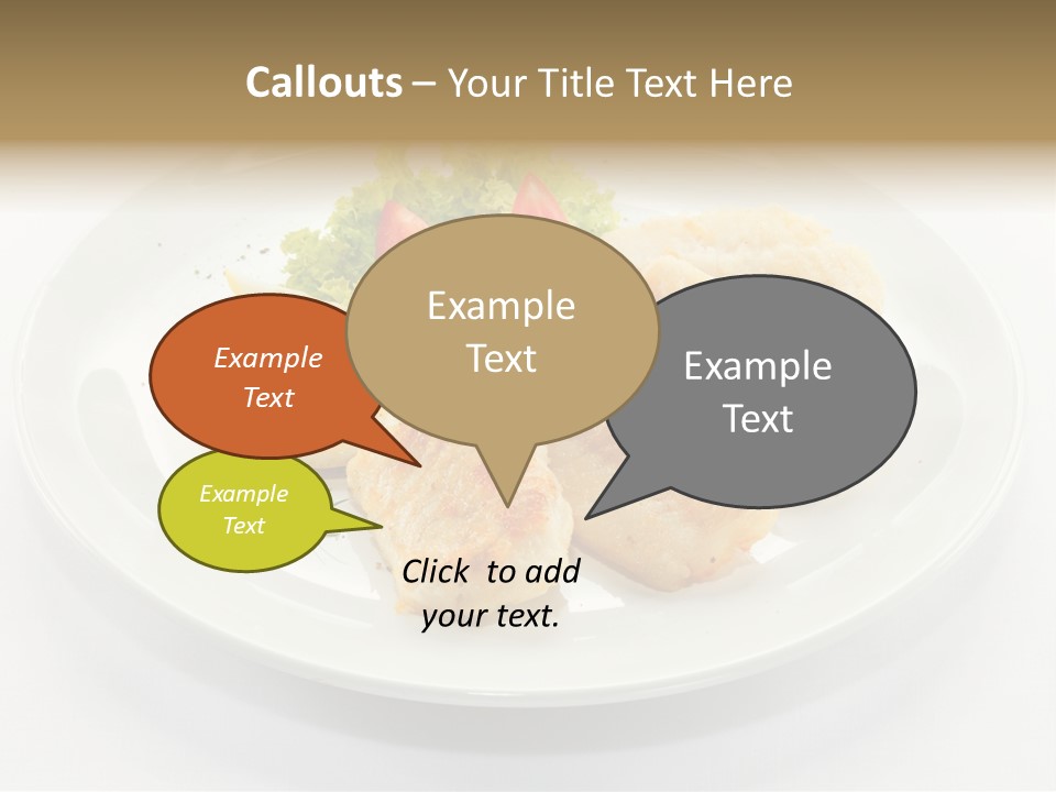 Dish Background Roast PowerPoint Template