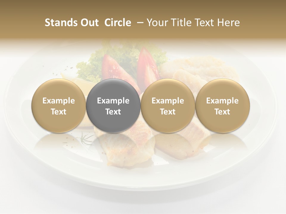 Dish Background Roast PowerPoint Template