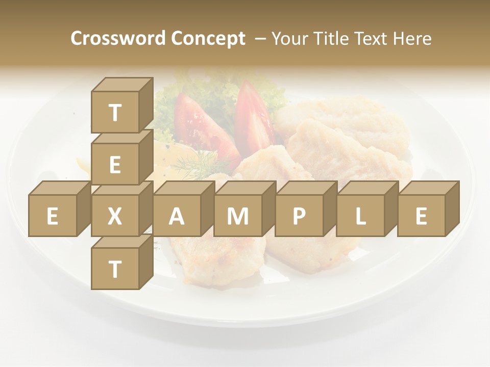Dish Background Roast PowerPoint Template