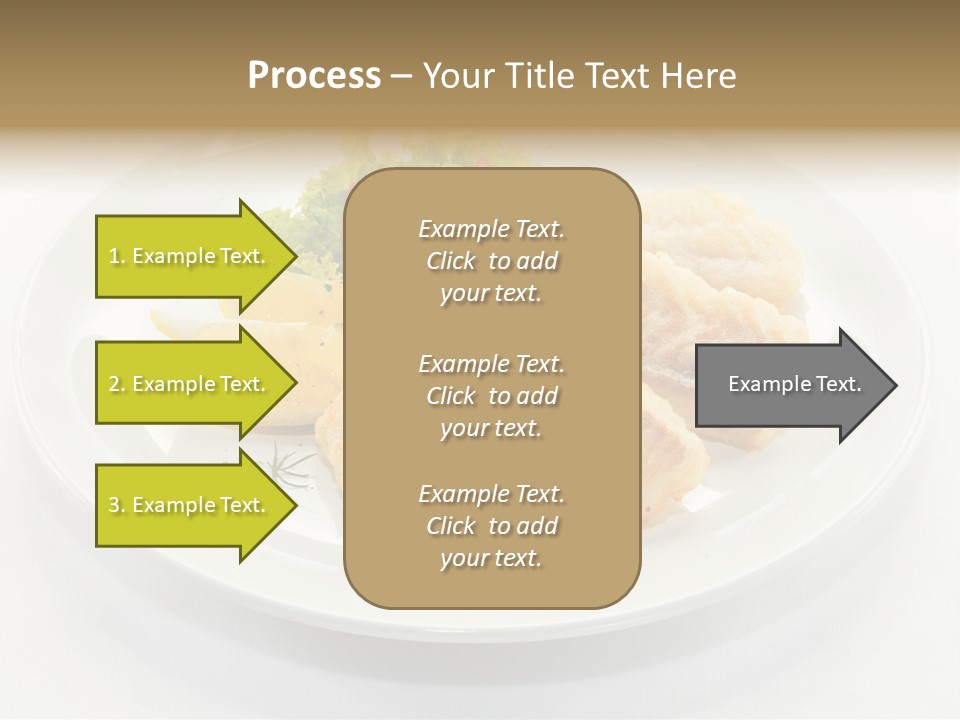 Dish Background Roast PowerPoint Template
