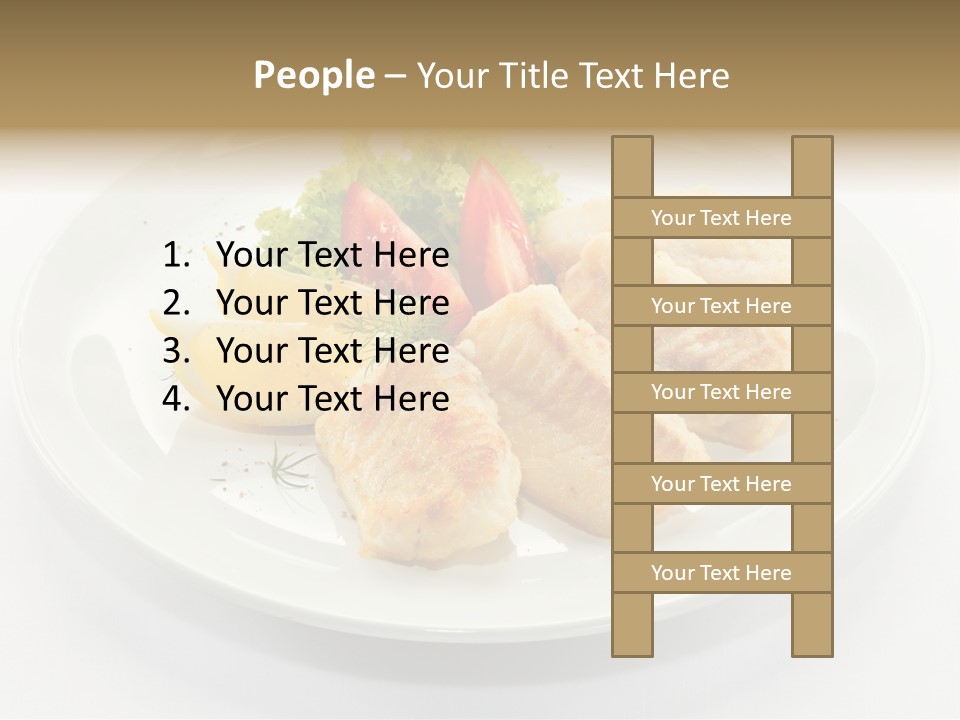 Dish Background Roast PowerPoint Template