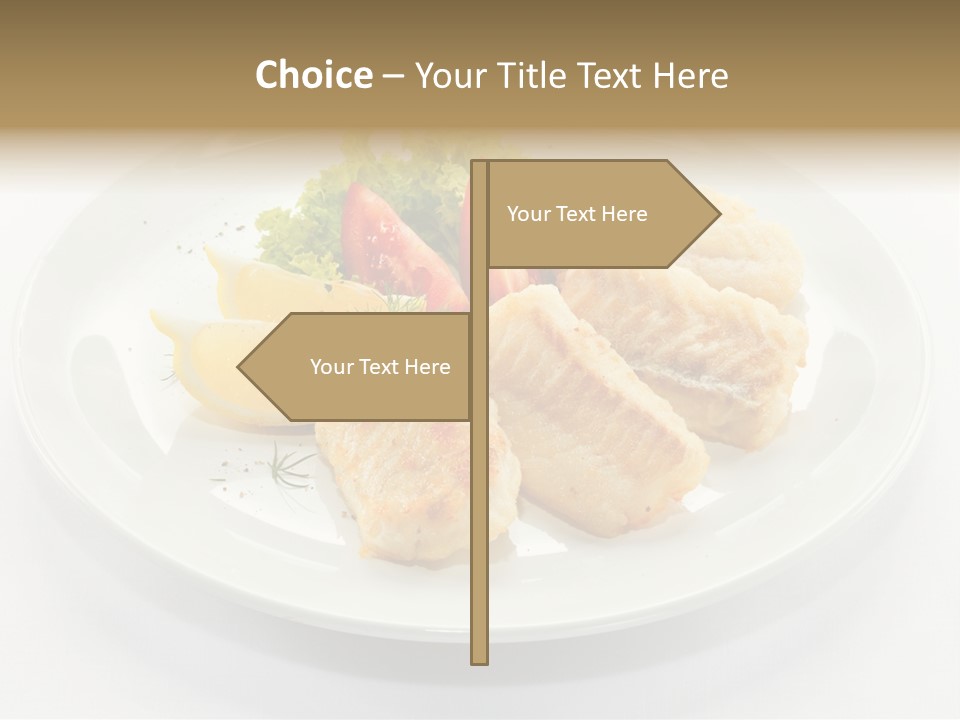 Dish Background Roast PowerPoint Template