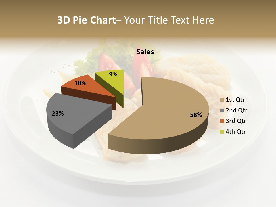 Dish Background Roast PowerPoint Template