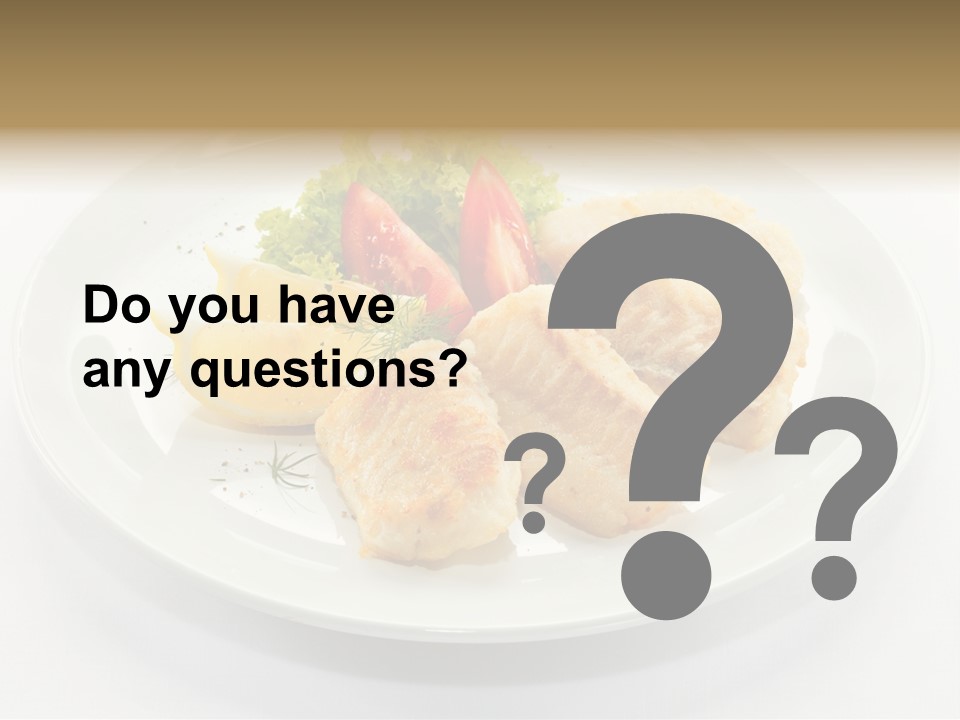 Dish Background Roast PowerPoint Template