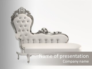 Skew Upholstery Perfection PowerPoint Template