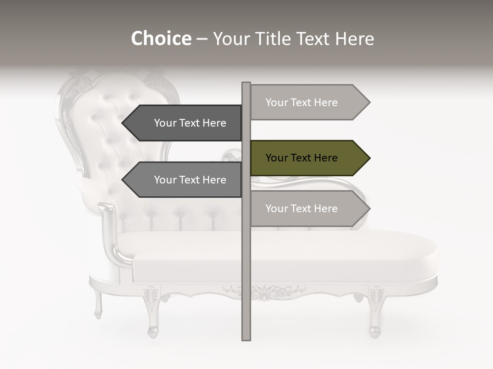 Skew Upholstery Perfection PowerPoint Template