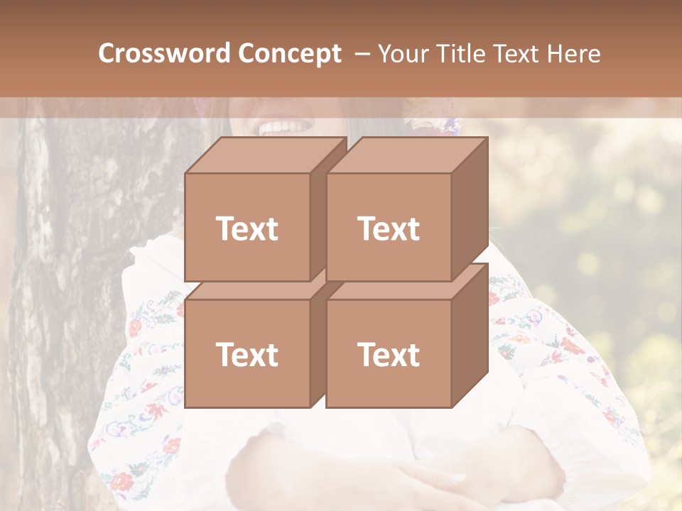 Girl Beauty Idea PowerPoint Template