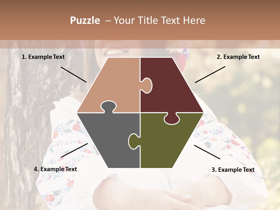 Girl Beauty Idea PowerPoint Template