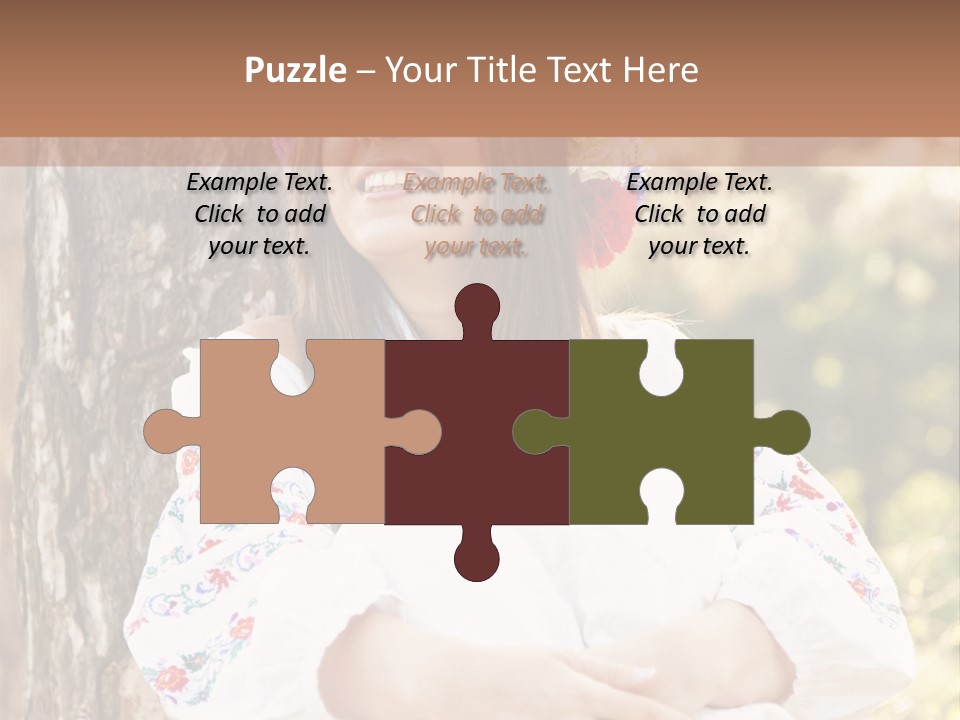 Girl Beauty Idea PowerPoint Template