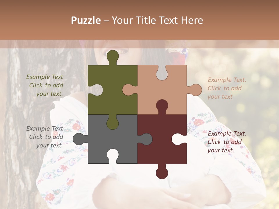 Girl Beauty Idea PowerPoint Template