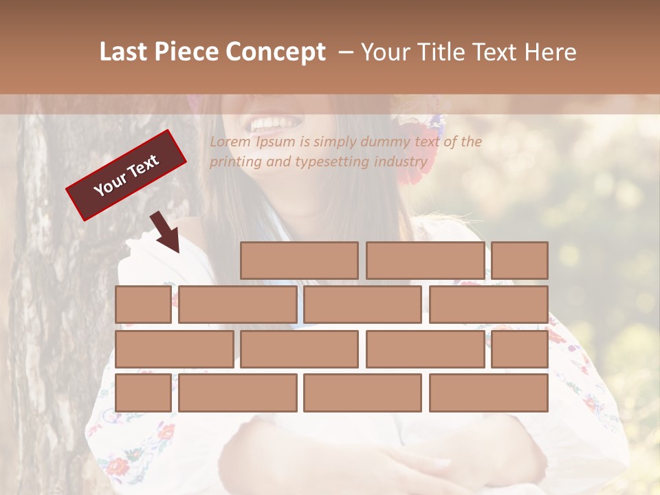 Girl Beauty Idea PowerPoint Template