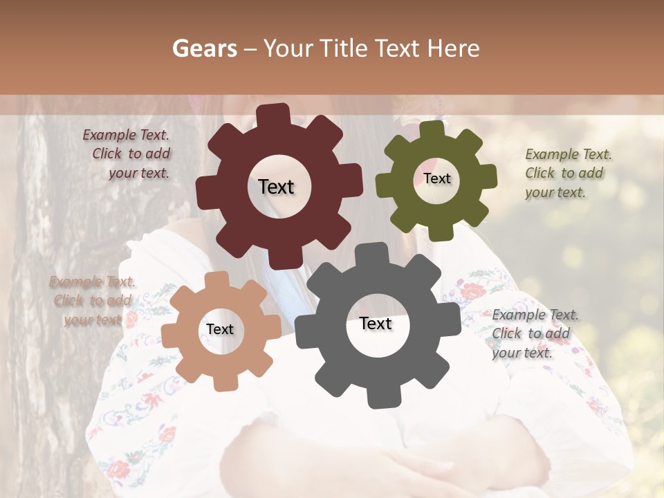 Girl Beauty Idea PowerPoint Template