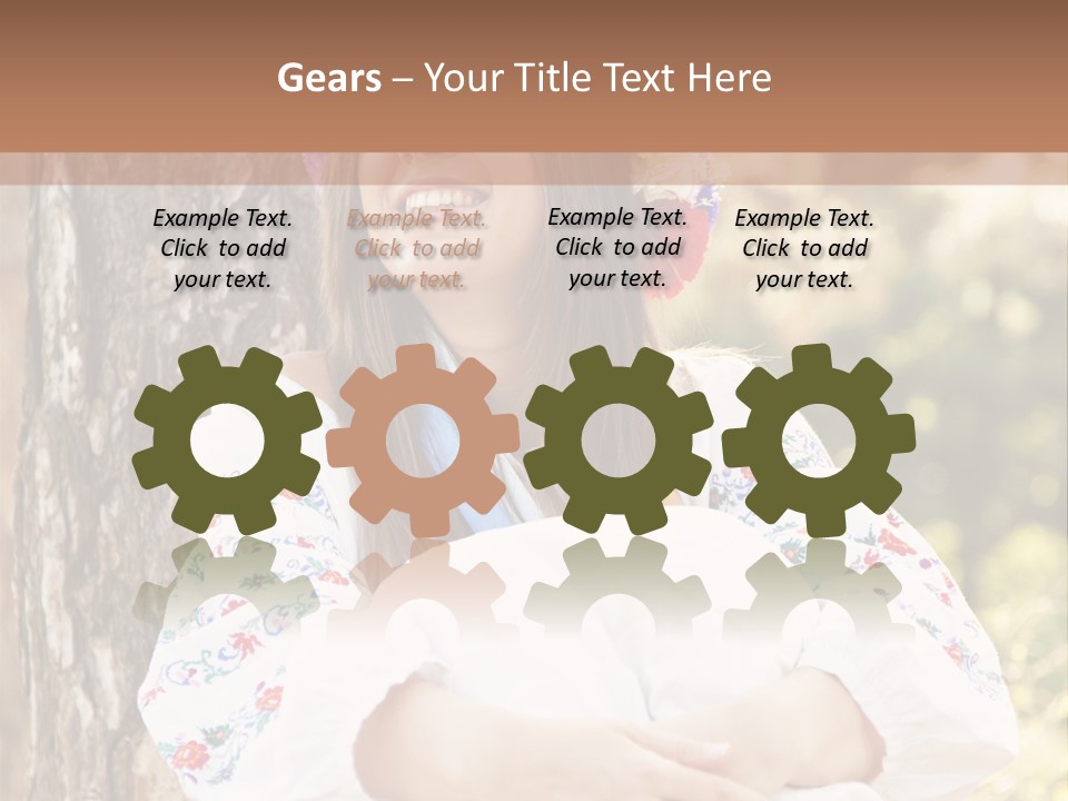 Girl Beauty Idea PowerPoint Template