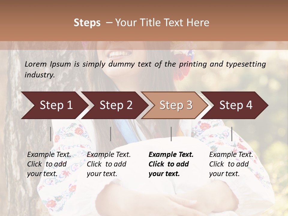 Girl Beauty Idea PowerPoint Template