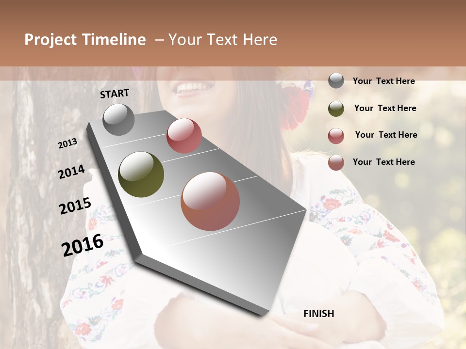 Girl Beauty Idea PowerPoint Template