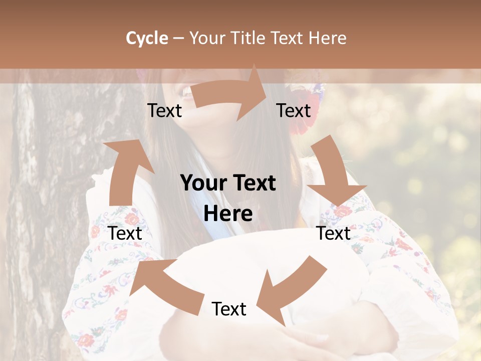 Girl Beauty Idea PowerPoint Template