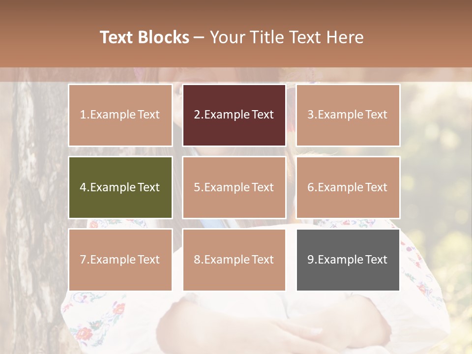 Girl Beauty Idea PowerPoint Template