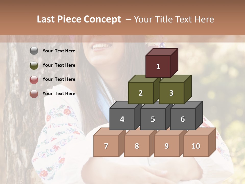 Girl Beauty Idea PowerPoint Template