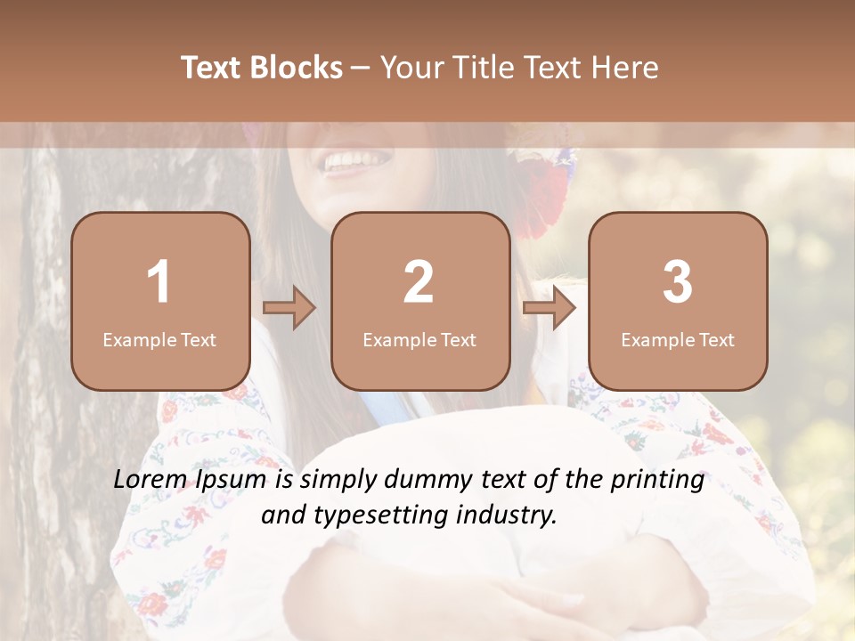 Girl Beauty Idea PowerPoint Template