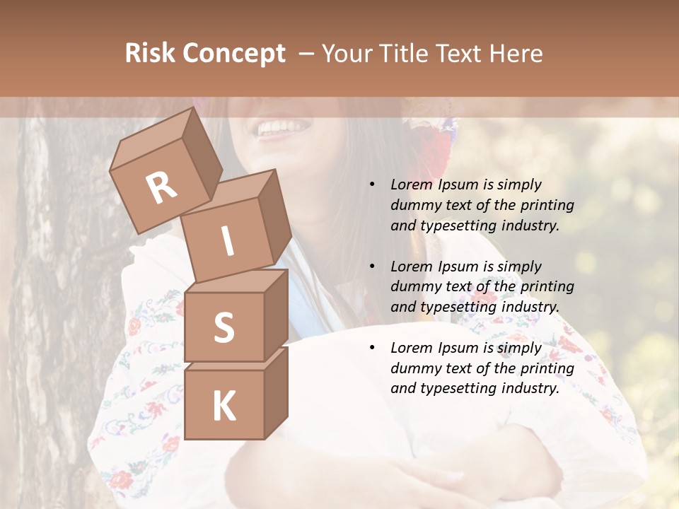 Girl Beauty Idea PowerPoint Template