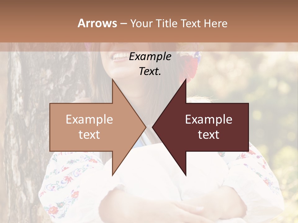 Girl Beauty Idea PowerPoint Template